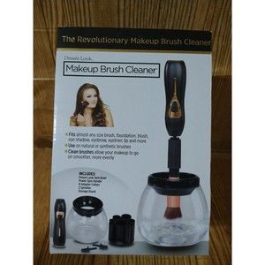 Sku-002-Dream Look Makeup Brush Cleaner W/ 8 Adapter Collars 2 Spindles, NEW!